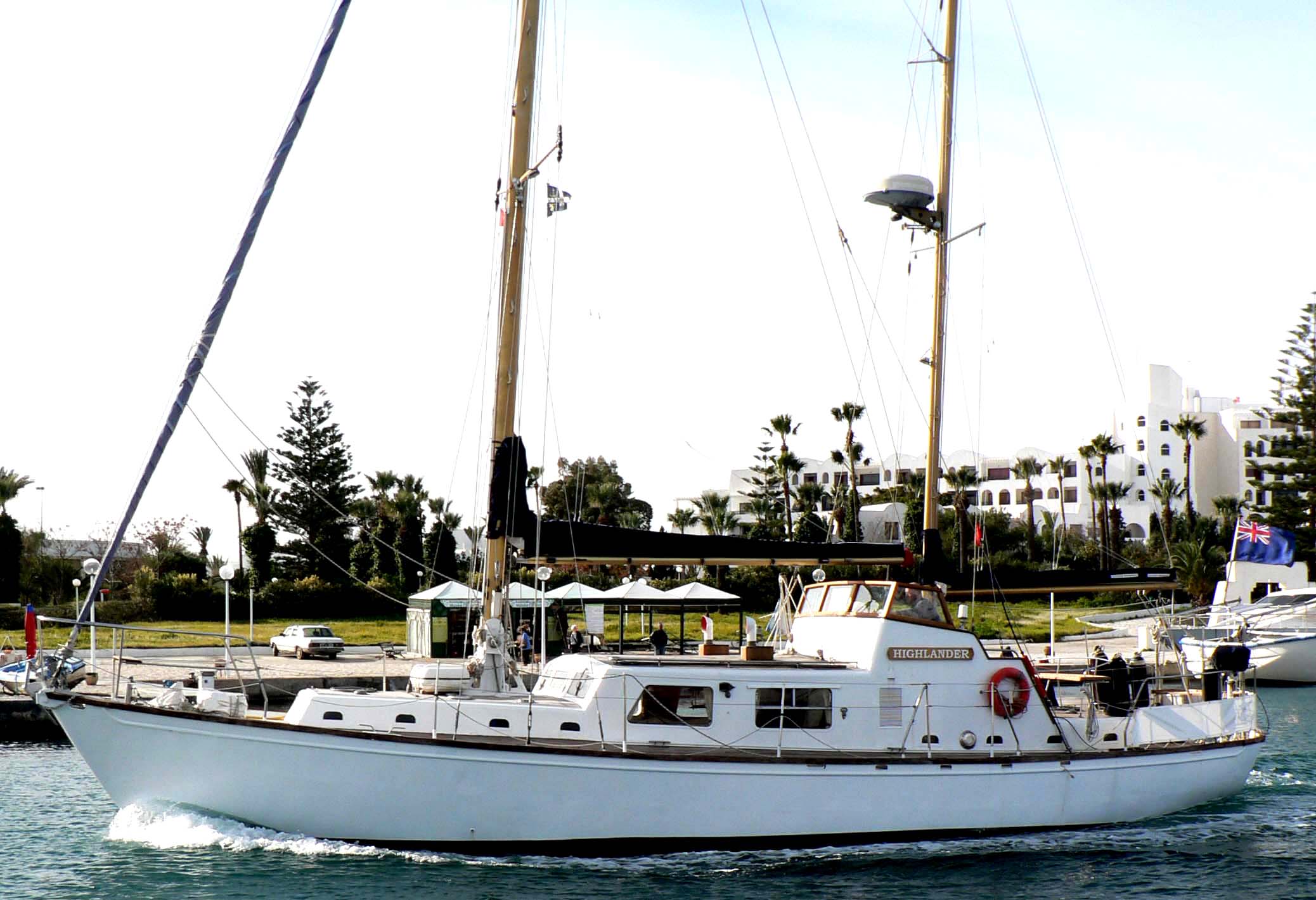 Sailing Yacht Highlander » FOR SALE — 50ft (16m) STEEL SAILING 